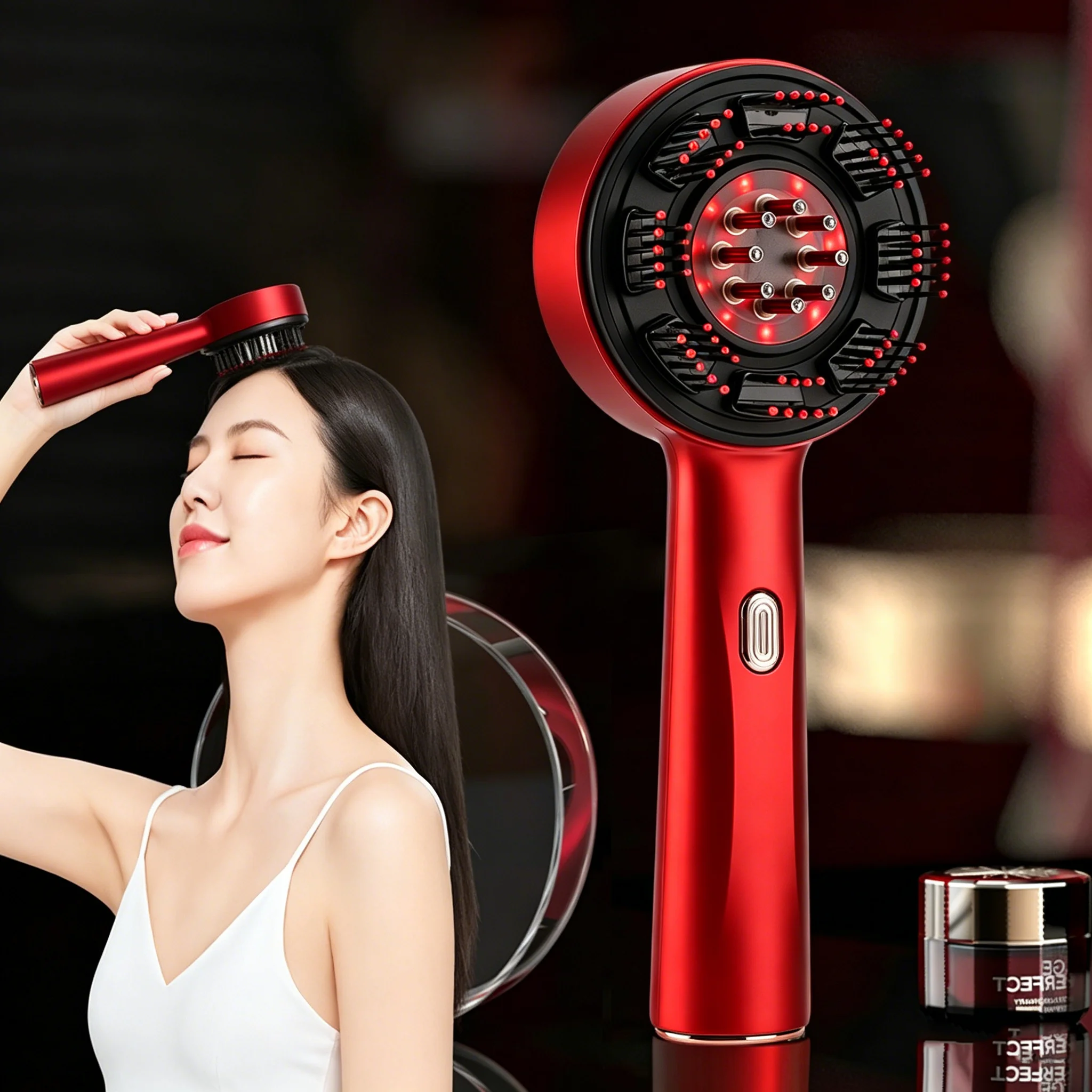 Hair Care For Hair Loss - Электрическая массажная расческа, портативный аппликатор для