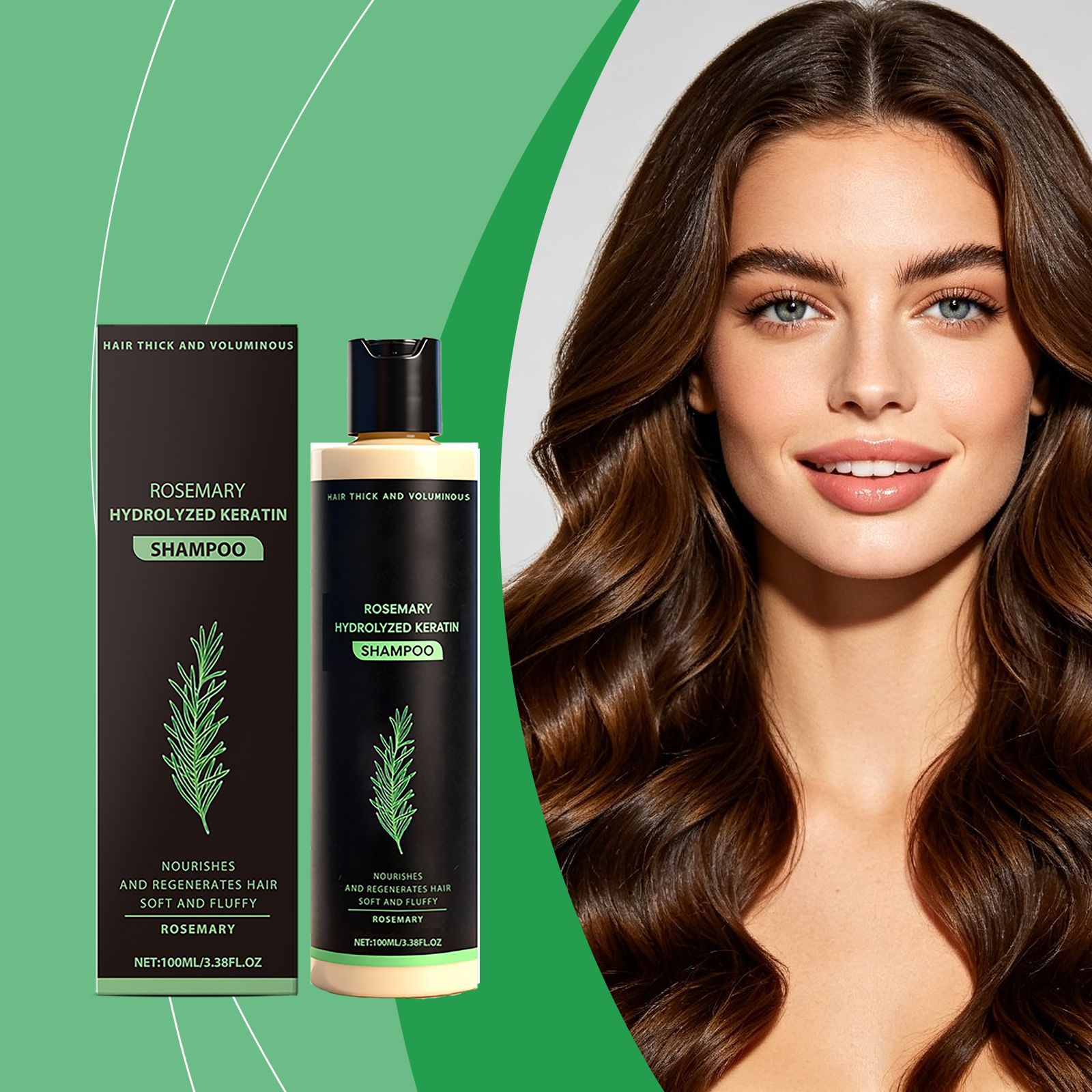 Hair Care Basic - Шампунь с гидролизованным кератином и розмарином