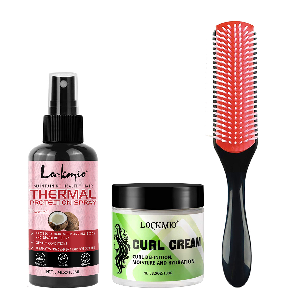 Hair Care Heat Protectant - Набор для ухода за кудрявыми волосами: