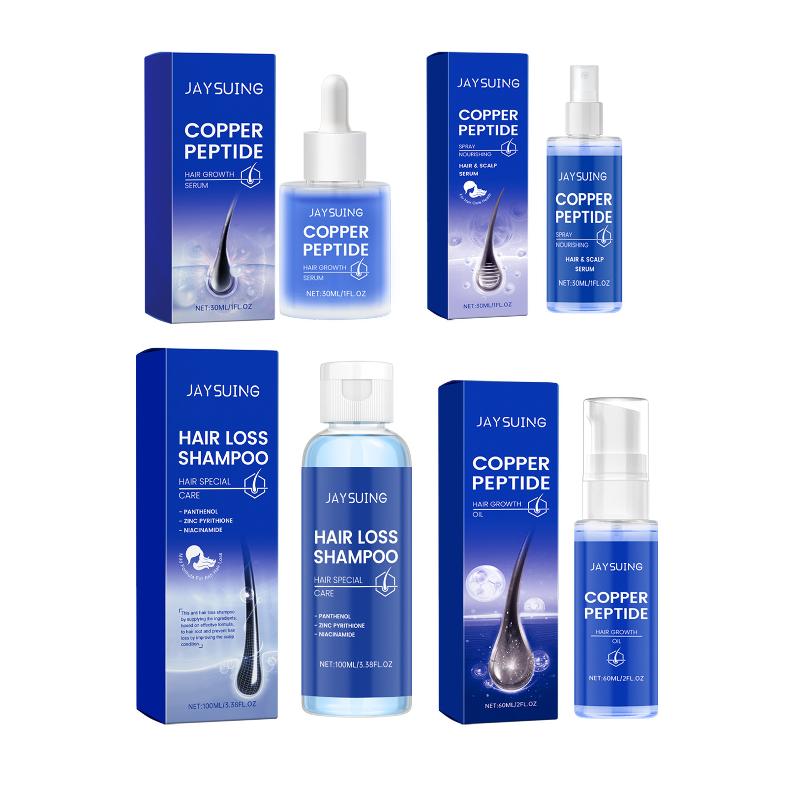 Hair Care Basic - Сыворотка для роста волос, медные пептиды,