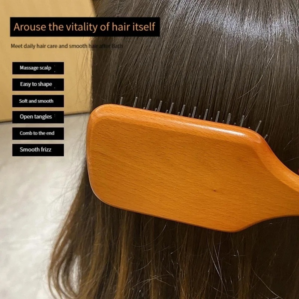 Деревянная расческа-массажер д – обзор и цена Hair Care For Hair Loss