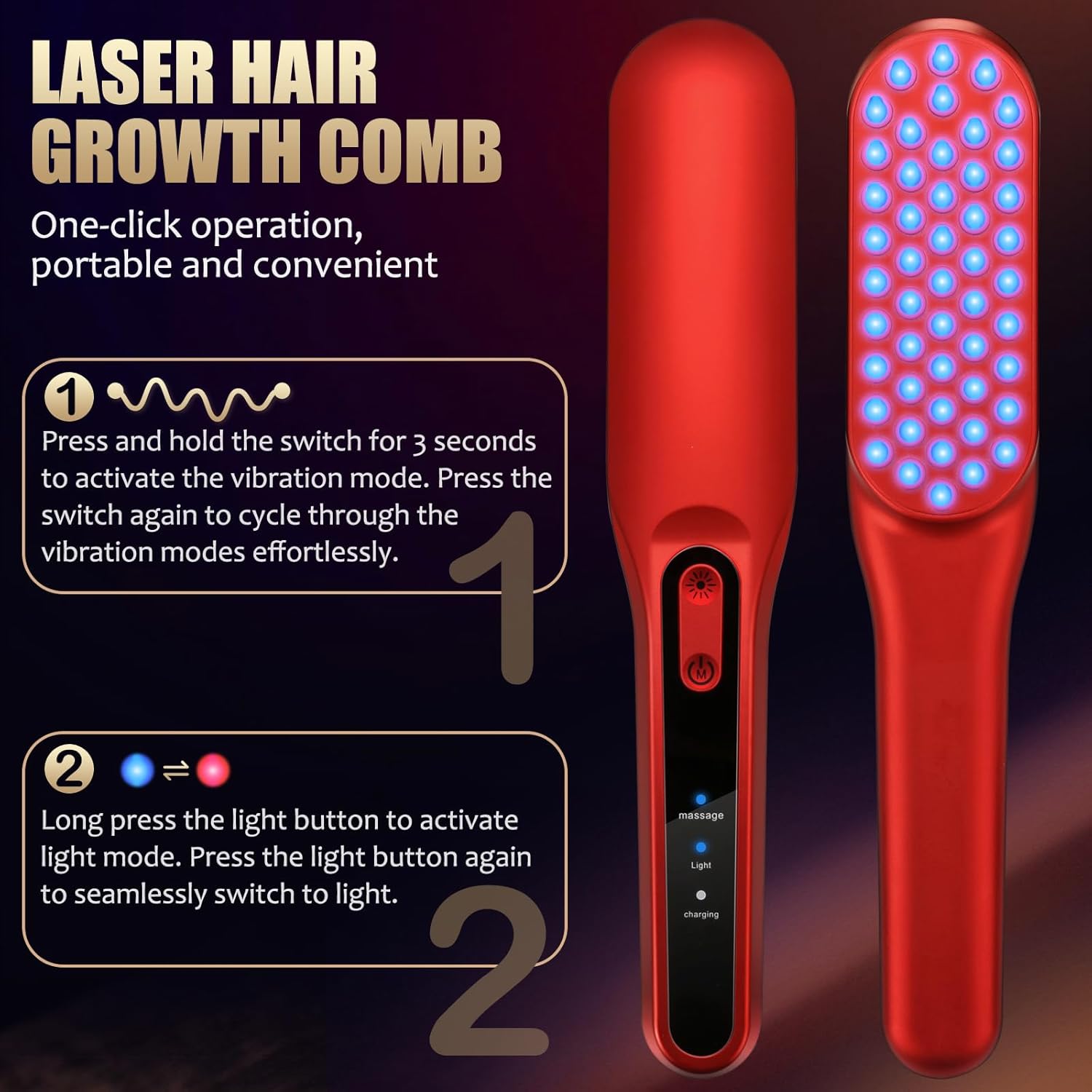 Лазерная расческа для роста во – обзор и цена Hair Care Basic